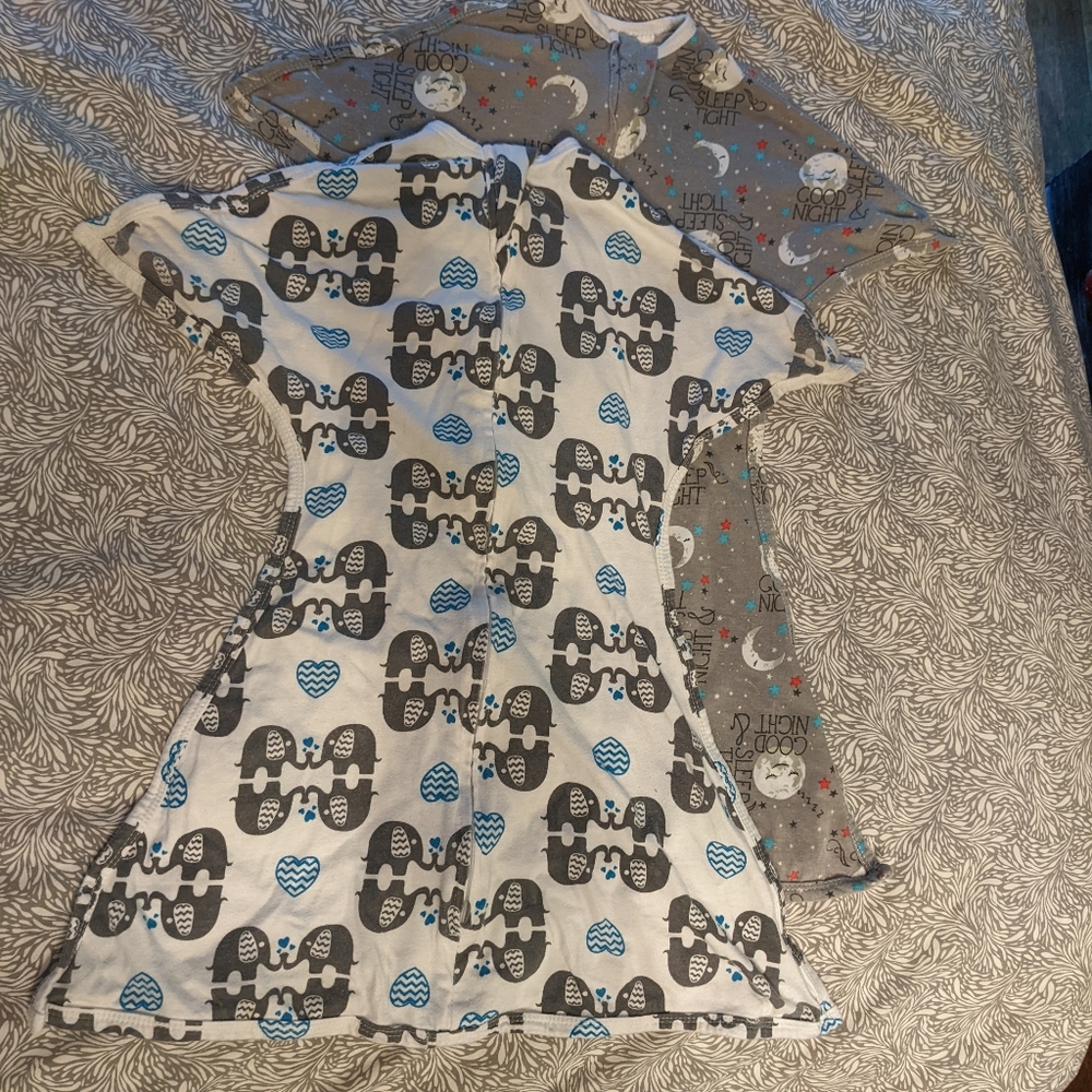 2 Cotton Zipadeezip Sleep Sacks